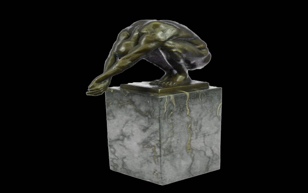 Miguel Fernando Lopez (Milo) Bronze Sculpture