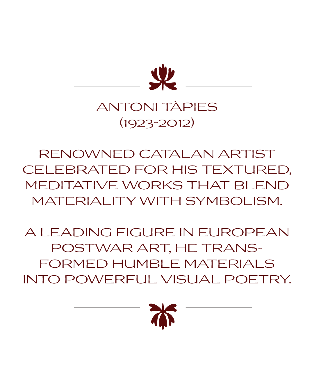 Antoni Tàpies - Derrière le Miroir No.168 - Image 2