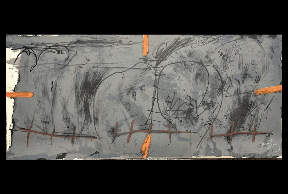 Antoni Tàpies – Derrière le Miroir No.168