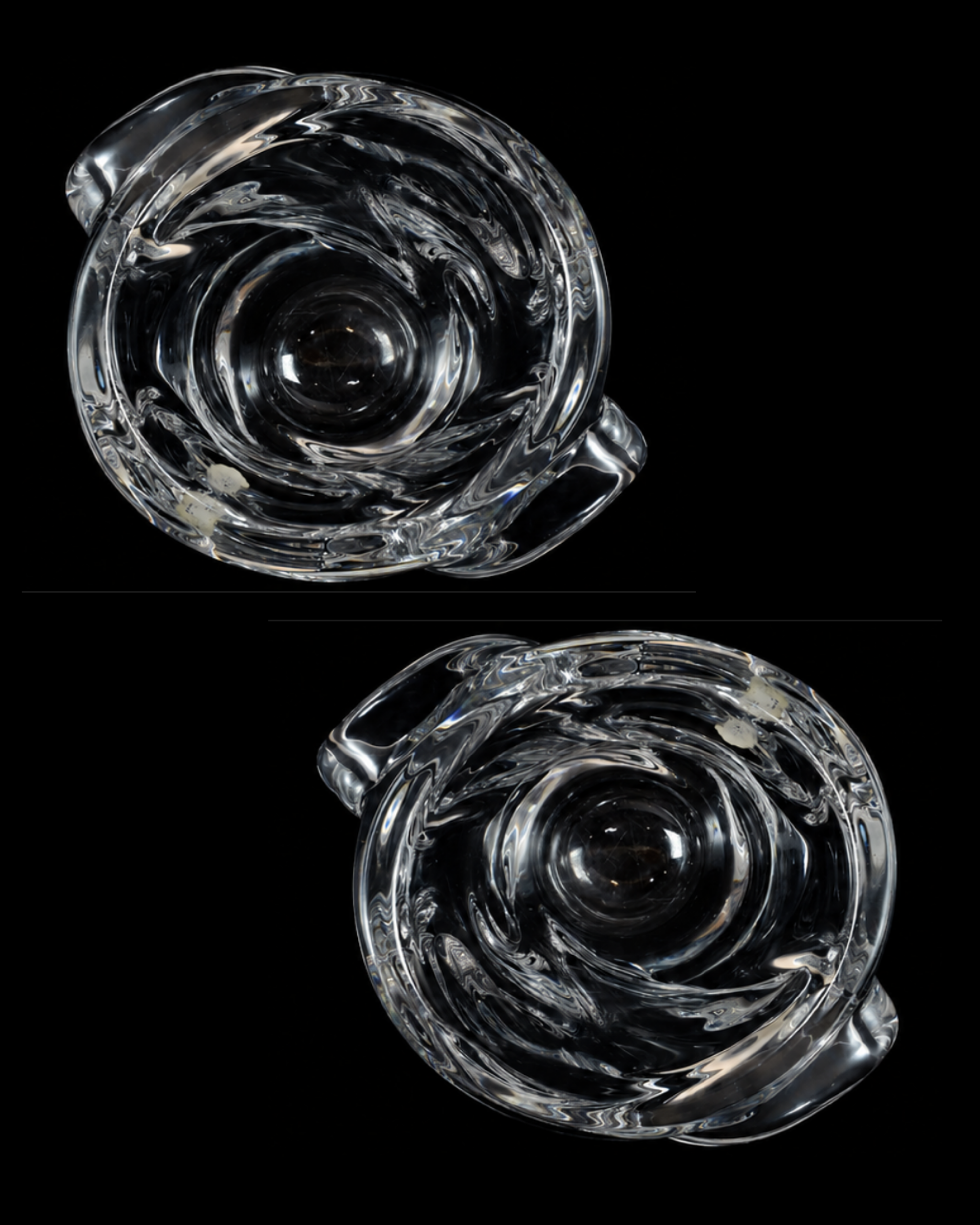 Pair of Monumental Sèvres Crystal Champagne Buckets, France, c. 1965 - Image 4