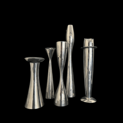 Vintage Nambe Candlesticks