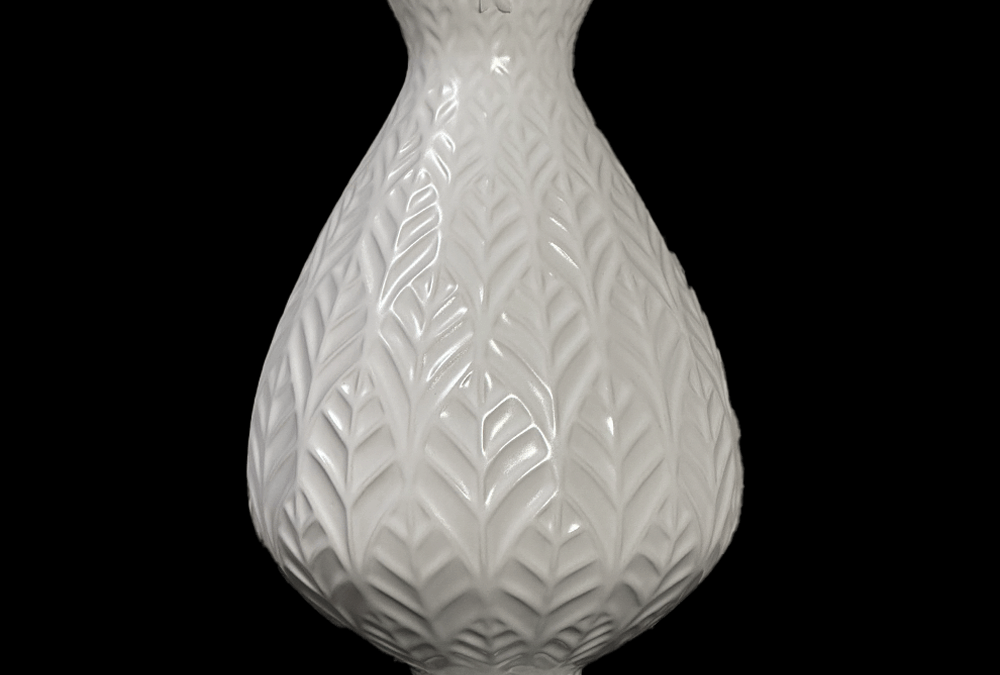 Jonathan Adler – Large Embossed Ceramic Vase