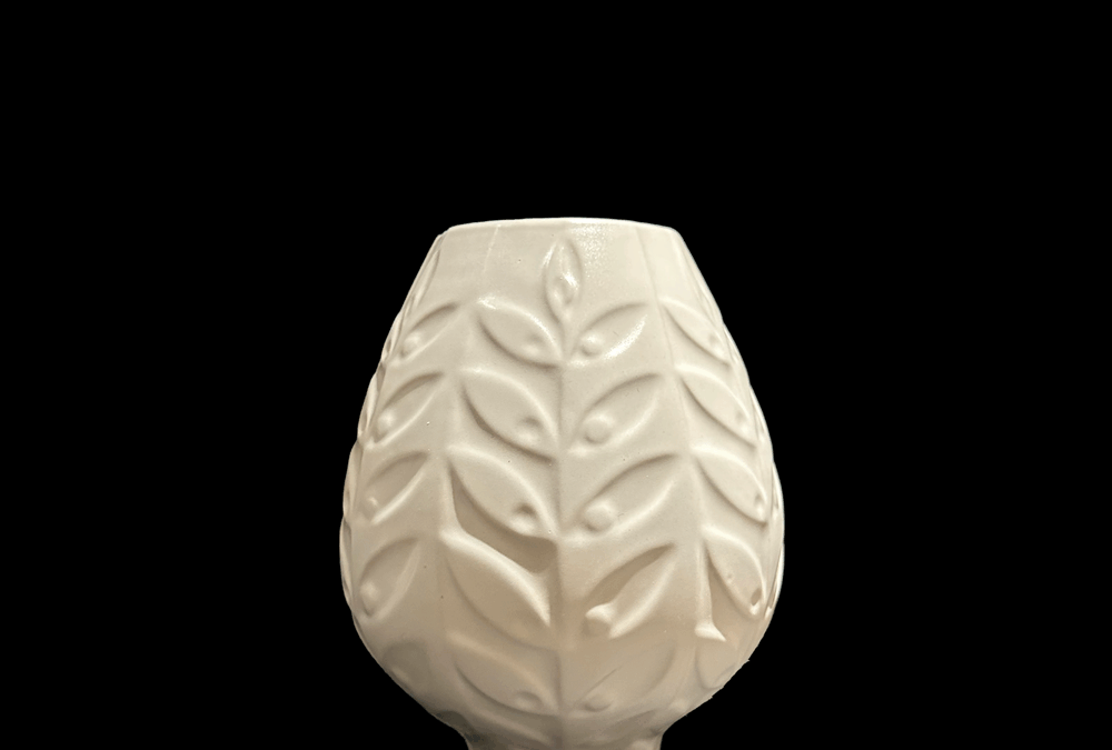 Jonathan Adler – Small Embossed Ceramic Vase
