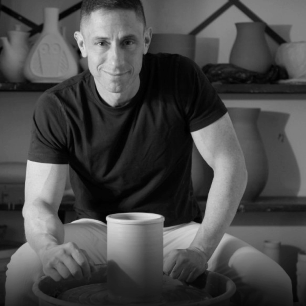 Johnatan Adler Pottery Vase - Image 3