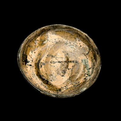 Glazed Stoneware Bowl by RK