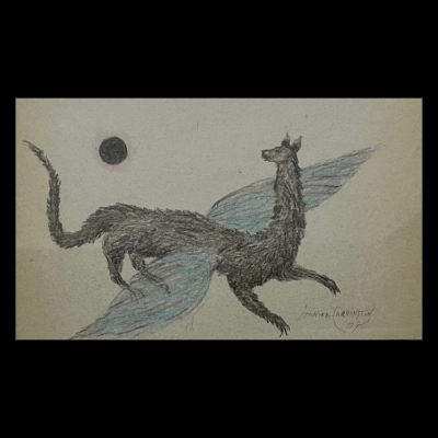 Alchemical Study - Pencil Drawing on Paper by Leonora Carrington