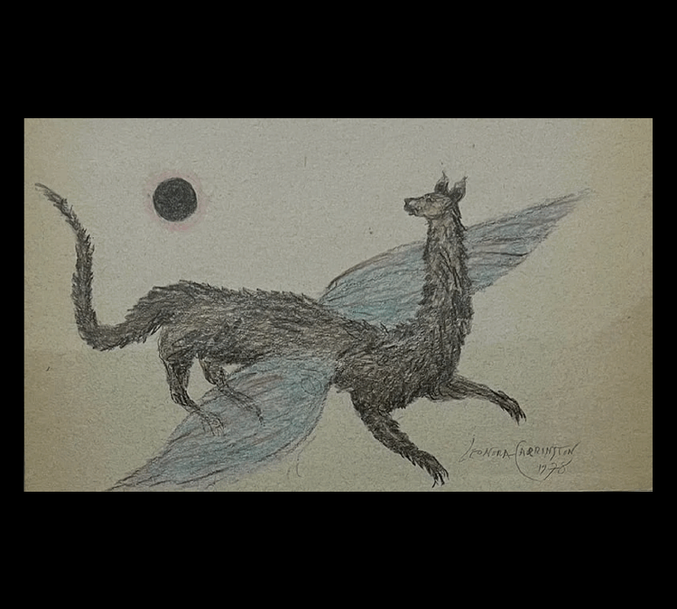 Alchemical Study – Pencil Drawing on Paper by Leonora Carrington