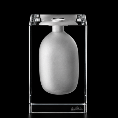 BLOCK GLASS VASE 16 BY ROSENTHAL